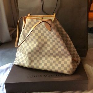 Authentic Louis Vuitton Neverfull GM Damier Azur
